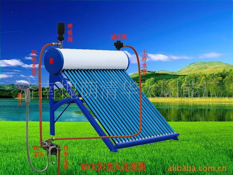 热水器-百万富翁不是梦,手动排空增压太阳能热