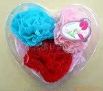 供应三八节母亲节礼品/3朵PVC康乃馨香皂花 肥皂花