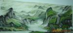 国画字画低价批发收藏送礼佳品 小八尺山水画4344