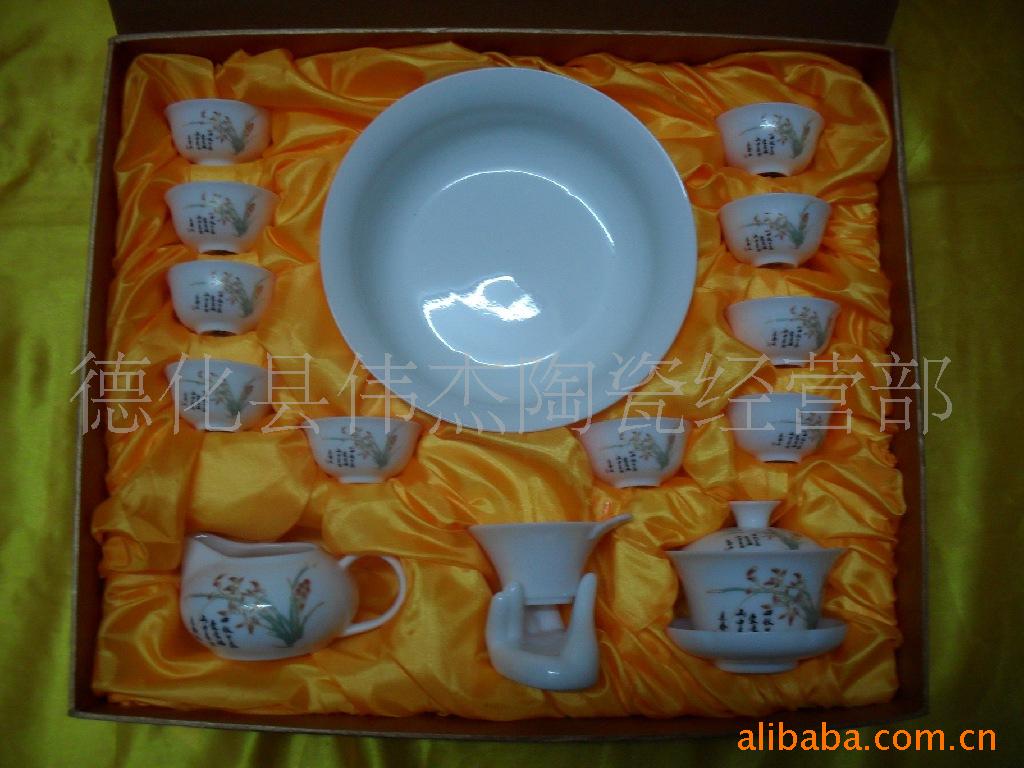 德化伟杰陶瓷 供应 陶瓷茶具 餐具 茶具套装 广告茶具 功夫茶具