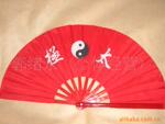杭州太极扇批发零售 武术扇木兰扇功夫扇全竹骨摔不烂