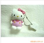 韩国KITTY猫卡通造型U盘批发加盟代理,定做