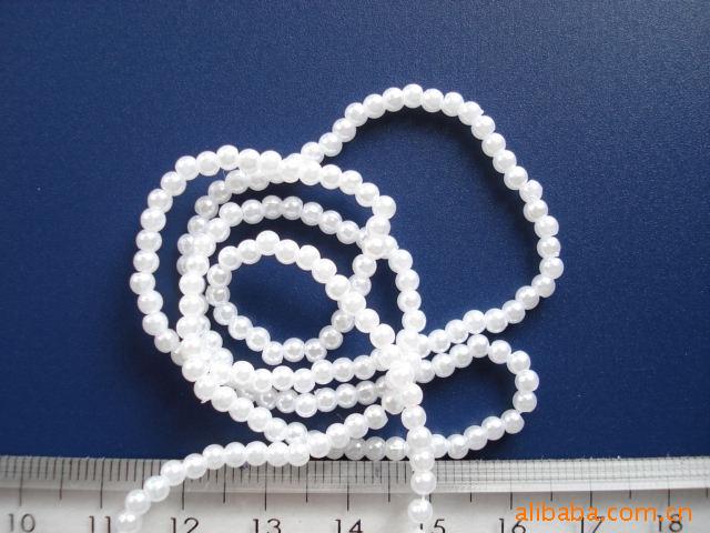 供应塑料泡珠,ABS珠,仿珍珠-3MMABS珠白色