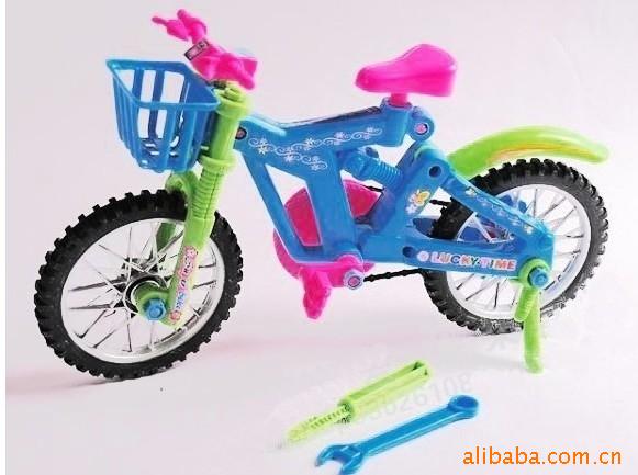 阿里玩具小额批发第一站 仿真拆装自行车 图片