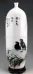 釉下五彩 花瓶 寒秋对歌图 (厂家直销)