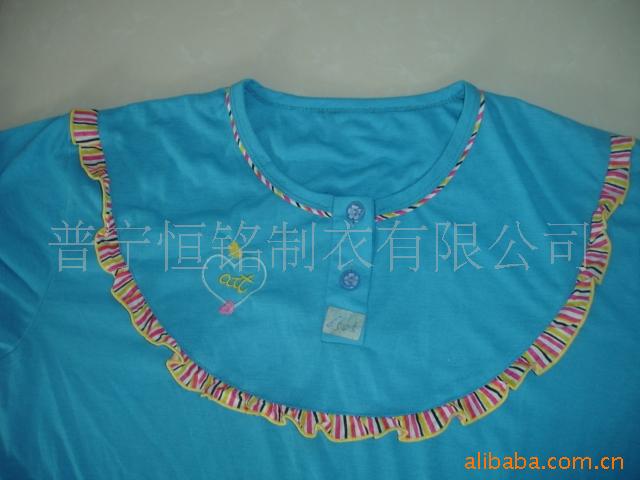 【<em>普宁睡衣</em>睡裙<em>厂</em> 供应中东<em>睡袍</em> 外单女式绣花