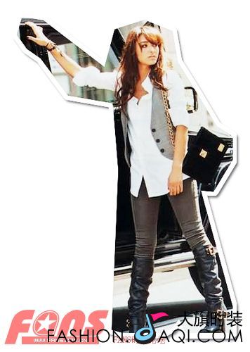 昕薇杂志最新搭配 美女穿啥都好看