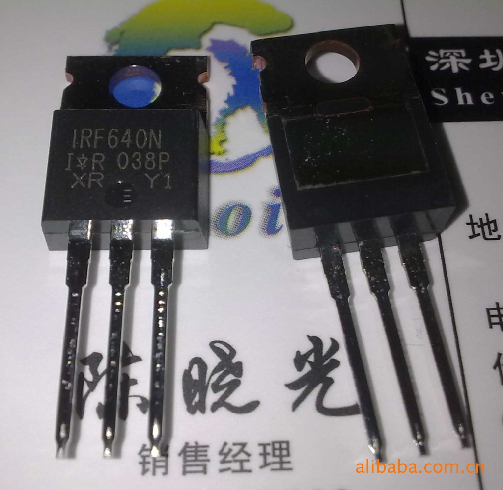 深圳市索科翎电子《进口原装ir场效应管》irf640n,to-220