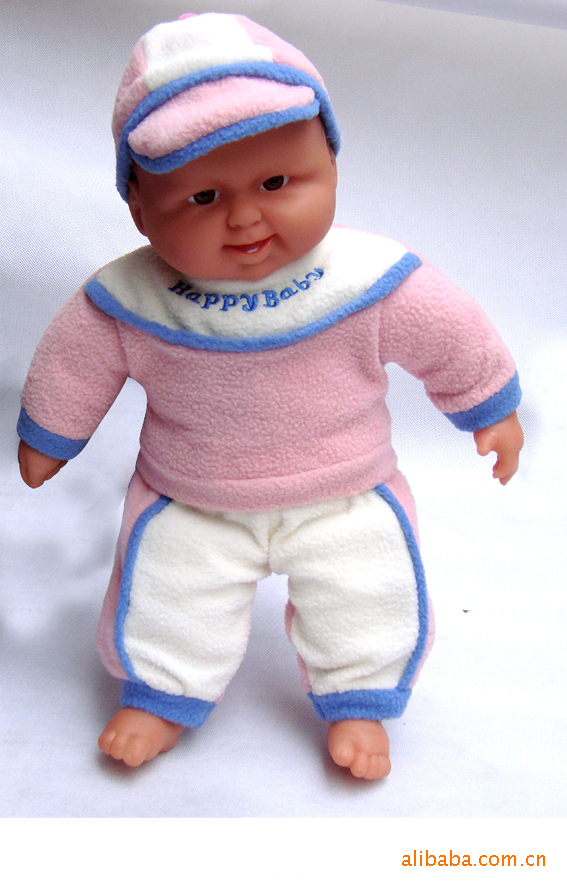 12寸四声吹气娃 卡哇伊芭比娃娃 拉链袋 两款混装 12.50元/个