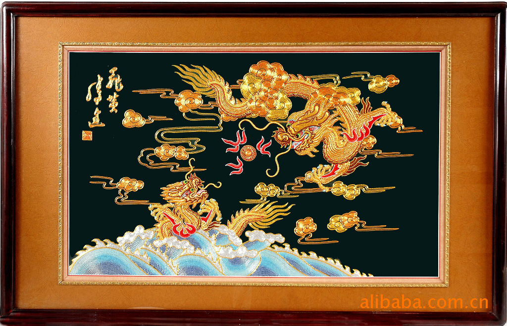 潮绣介绍,潮绣绒绣_大山谷图库