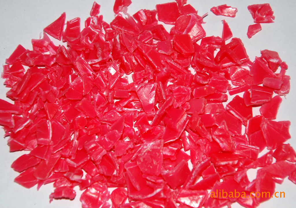 本厂供应优质透明红pp破碎料