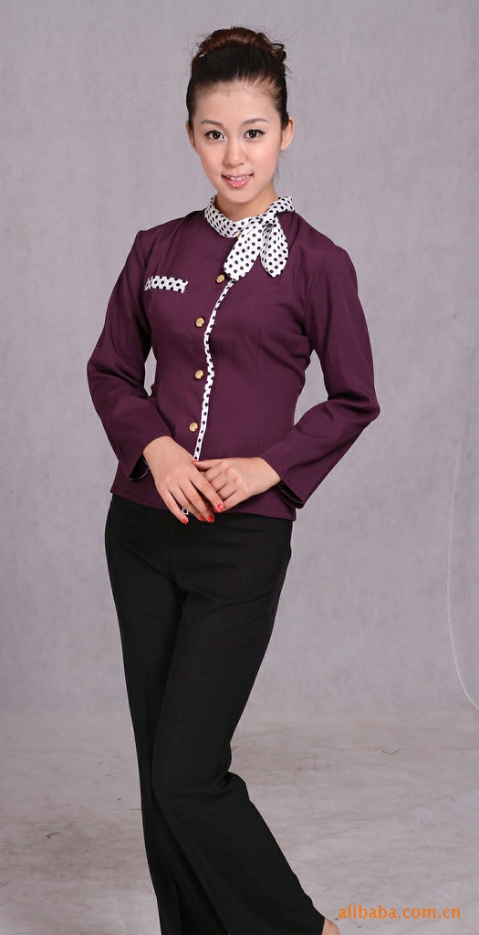 2010秋季火爆新款/酒店领班服装/空姐领