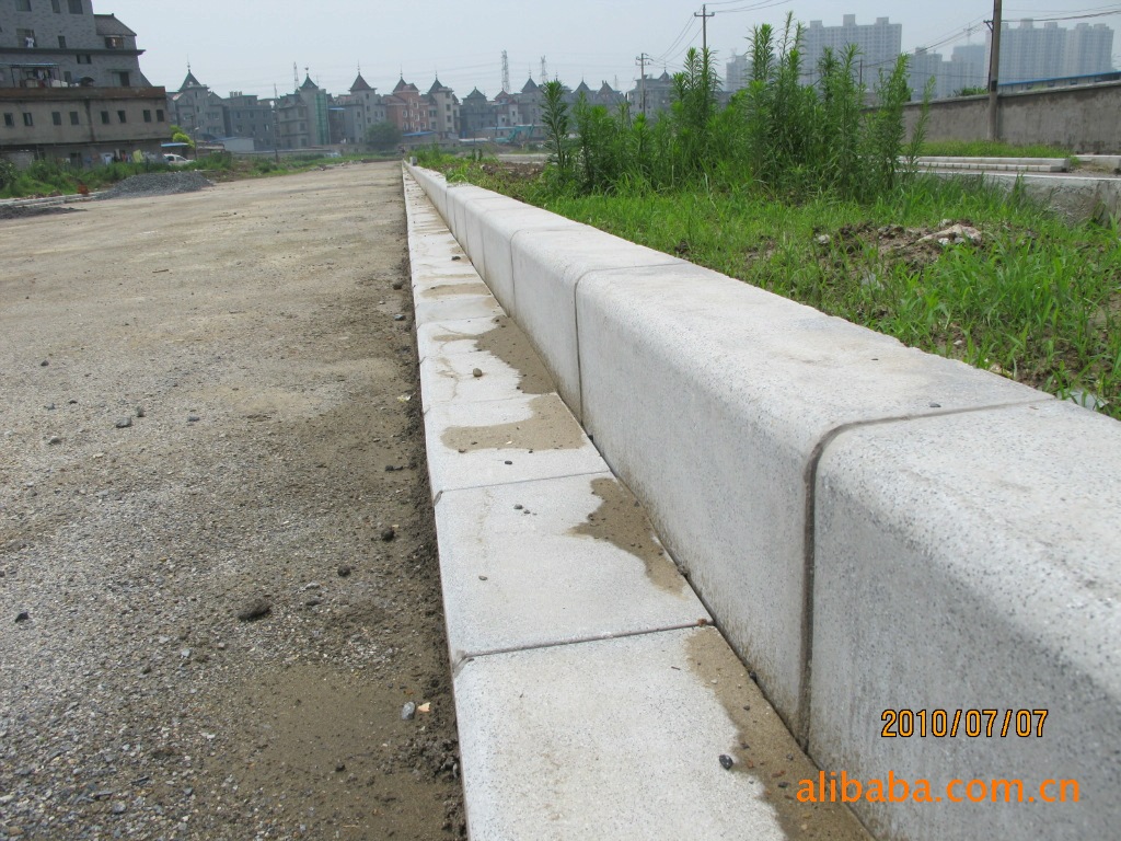 仿花崗岩芝麻灰路牙石路緣石平石