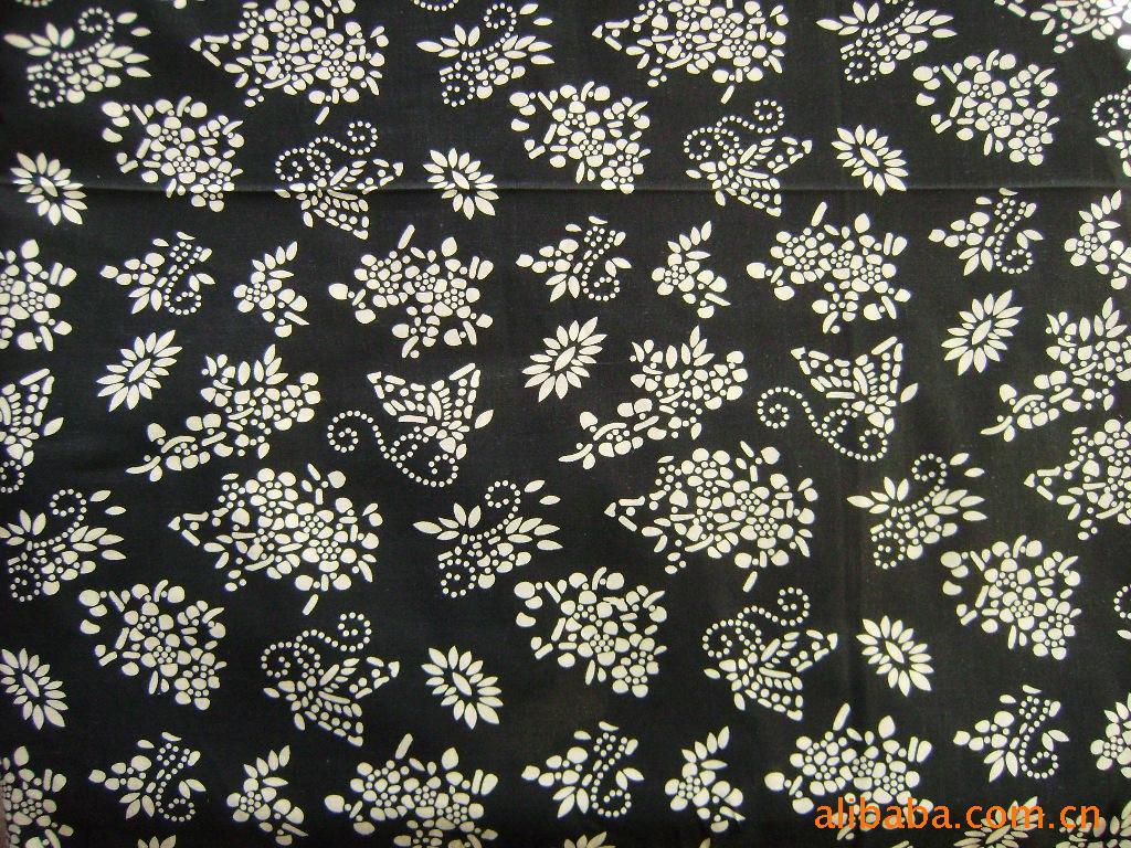 蓝印花布*纯棉平纹*幅宽150cm*蝴蝶图案