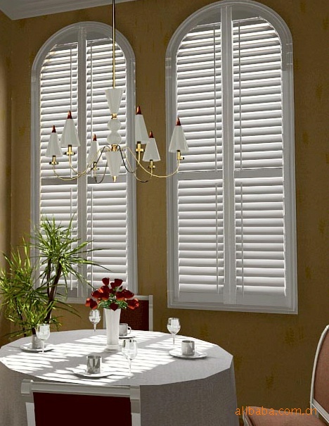 圆形透气窗帘图片_4