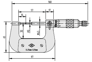 千分尺-哈量,哈一工,上工,成量量具刃具,小測頭千分尺729系列0-25mm,