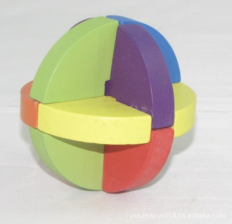 供应木制玩具孔明锁鲁班锁心有锁属取宝成人智力玩具