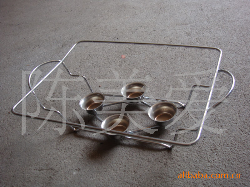 不锈钢精铁丝镀铬不锈铁酒精炉用具铁管工艺品桌上厨具金网盘网架