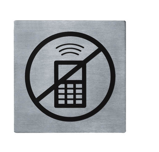 供应sp011不锈钢正方形"请勿打电话"警示牌