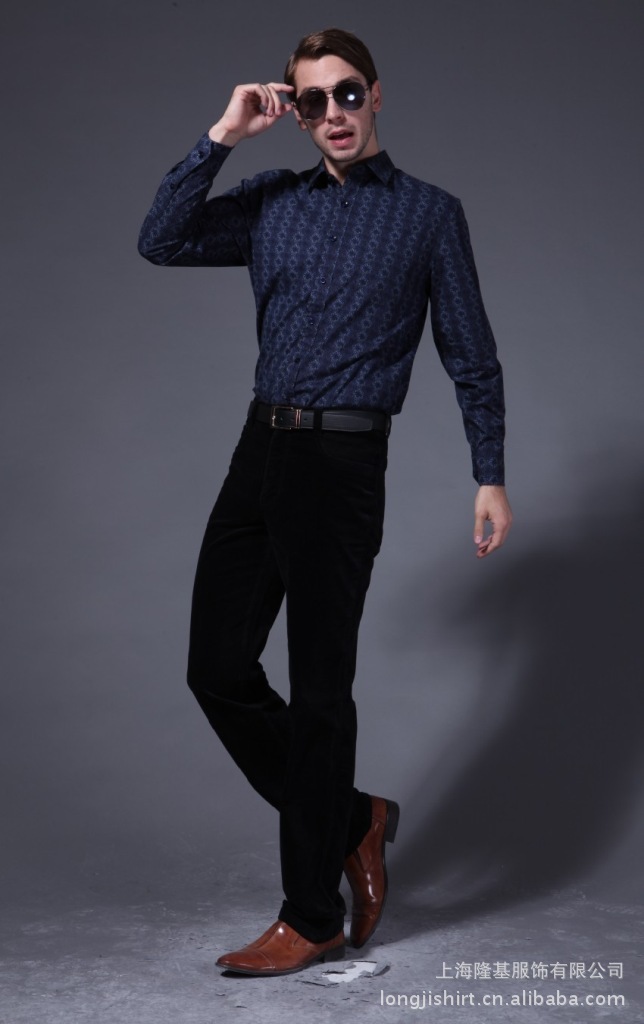 mks男士精品时尚休闲蓝白碎花 98.00,95.00元/件