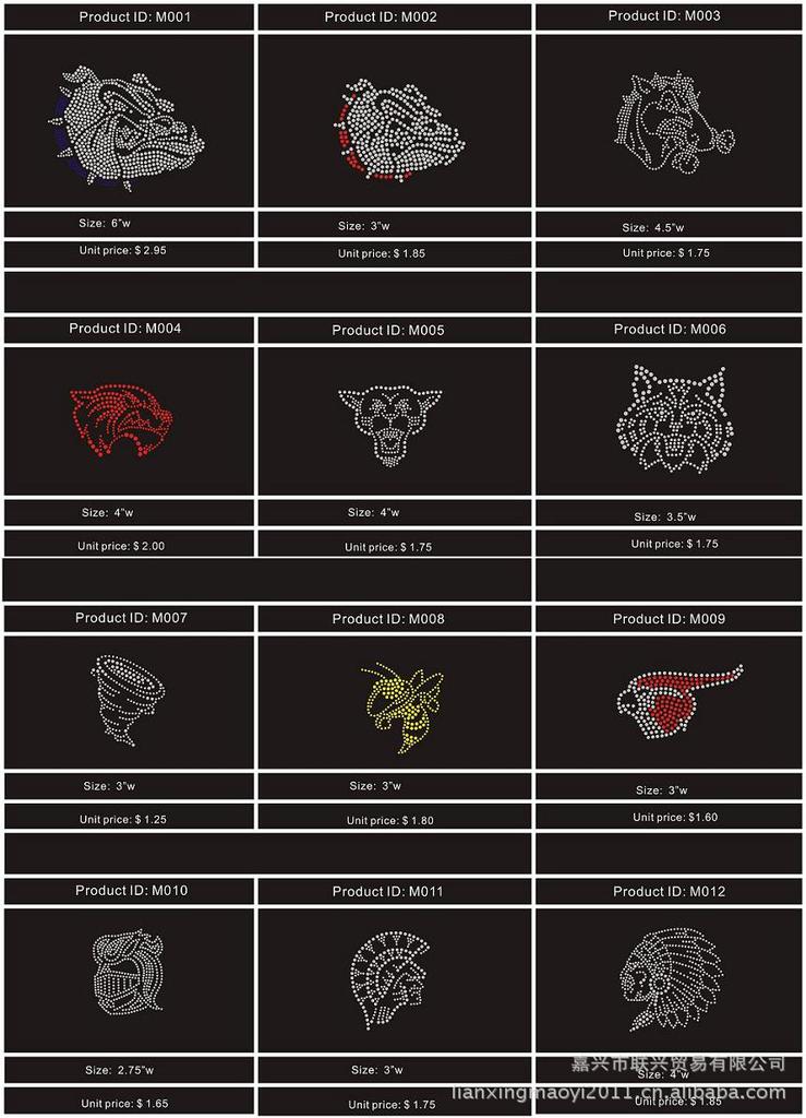 联兴_服装,鞋子,袜子,帽子,各类烫钻烫图加工