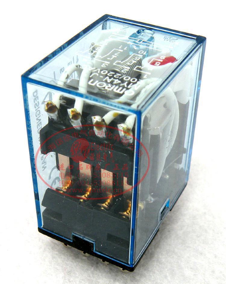 山东青岛正宗欧姆龙 omron 小型继电器 my4nj my4n-j 220vac价格