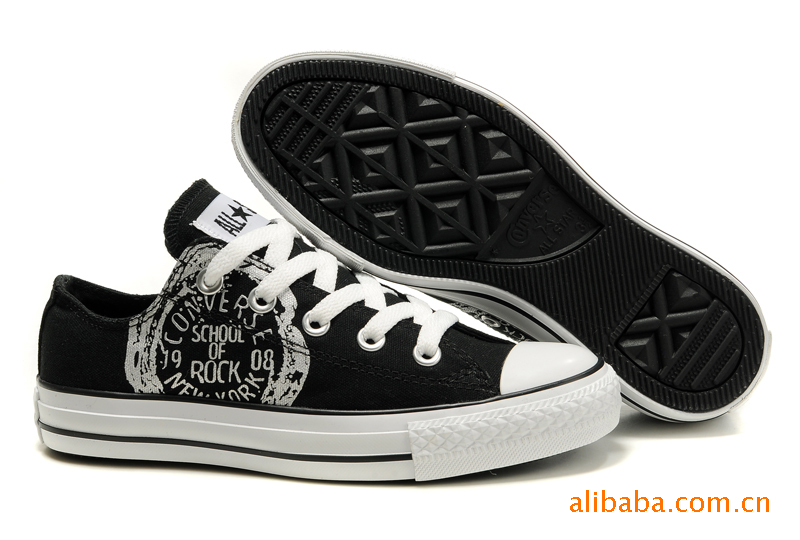 厂家直销匡威all star 韩版低帮情侣鞋黑色印樟板鞋运动鞋80855
