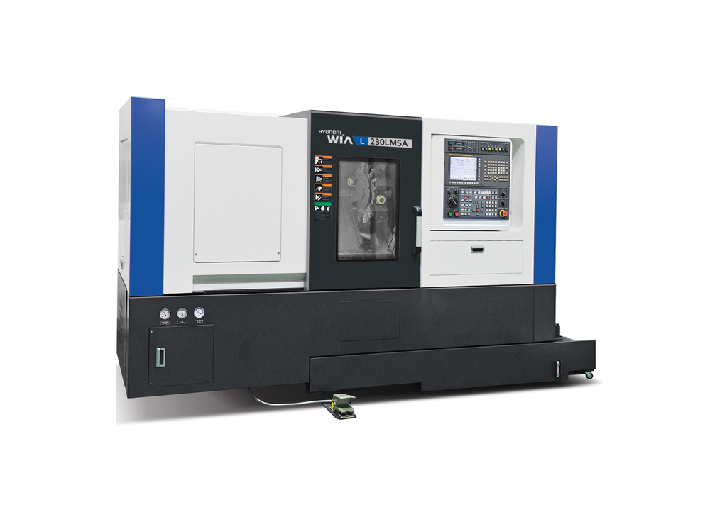 韩国威亚机床进口数控机床cnc数控车床多轴车削中心l210lma