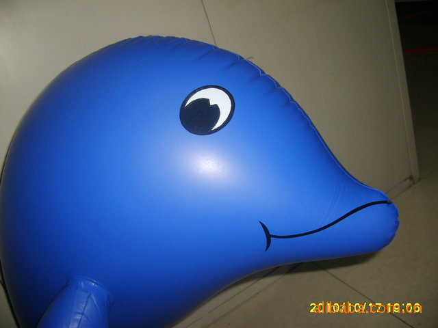 充气海豚 家居装饰 活动道具 有扣眼可吊装 儿童玩具 充气玩具 3.