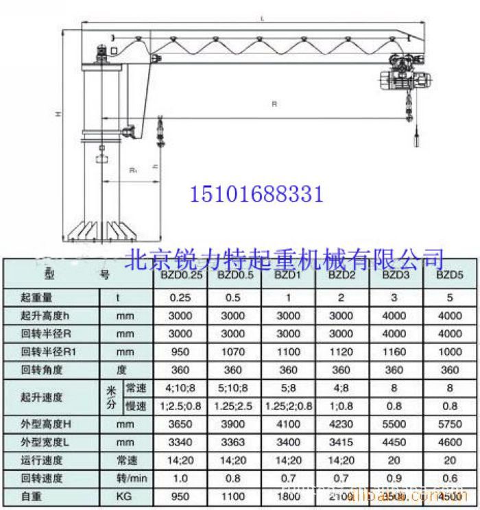 悬臂吊车行车龙门架电动葫芦简易悬臂吊移动悬臂吊龙门吊