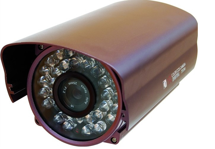 厂家直销 70-80米红外灯防水摄像机-「监控摄像机/摄像头」-马可波罗