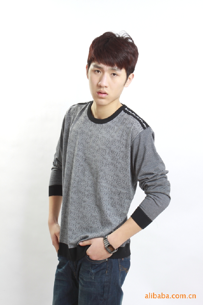 2011春装新款恒源祥发财羊长袖男士t恤 128.00元/件