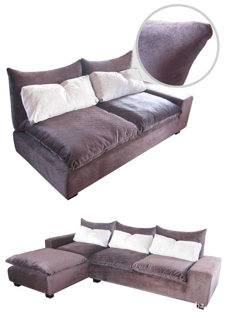 田田家园家具&mdash;口碑产品 布艺沙发 绒布沙发 原创水波涟漪设计