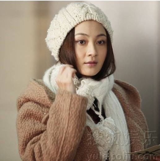 新款裸婚时代童佳倩姚笛同款毛呢外套圈圈呢大衣