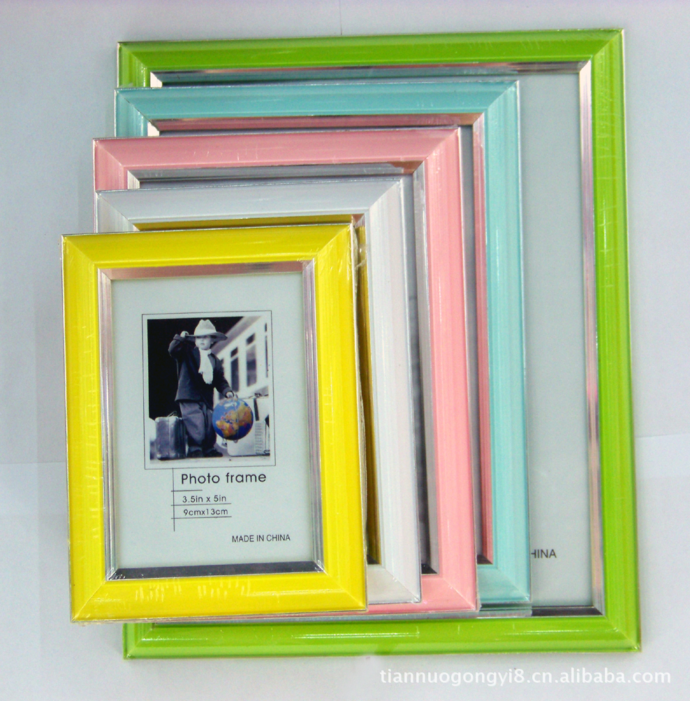 义乌相框厂pvc相框1元2元店相框儿童相框广告相框文具框条