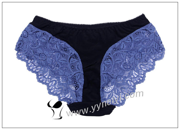 [供应]【网代货源】外贸少女花边内裤批发 韩国内裤 3080 黑色(图)