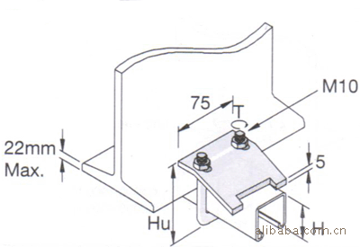 厂家直销:c型钢底座.底脚.连接件.压板,型钢配件 s-weier图片_5