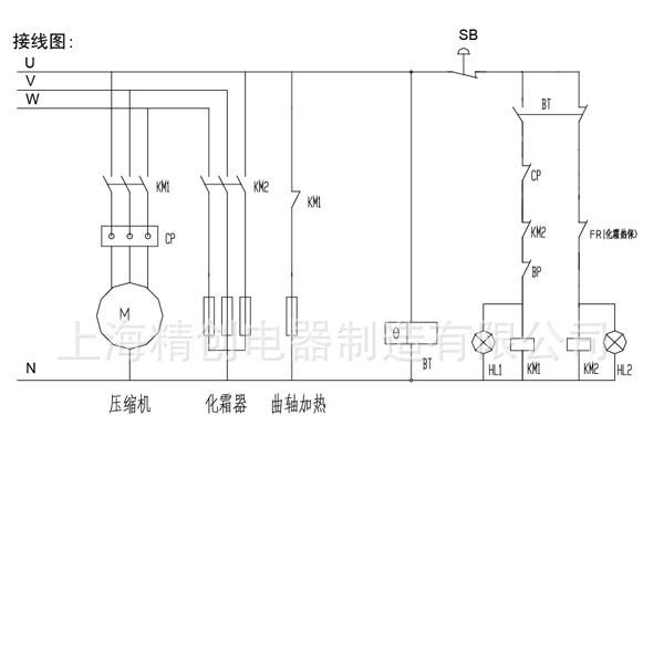 精创冷库机组控制箱ecb-3000电控箱 操作方便 性能可靠 功能完备