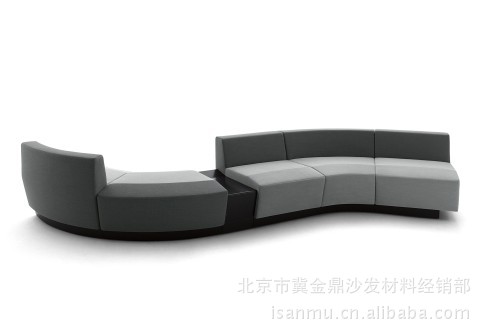 三木沙发定制 家具办公多用 休闲布艺沙发 简约优雅