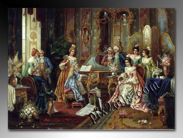 供应古典大型宫廷人物油画--pix2oils专业做手绘-「油画」-马可波罗网