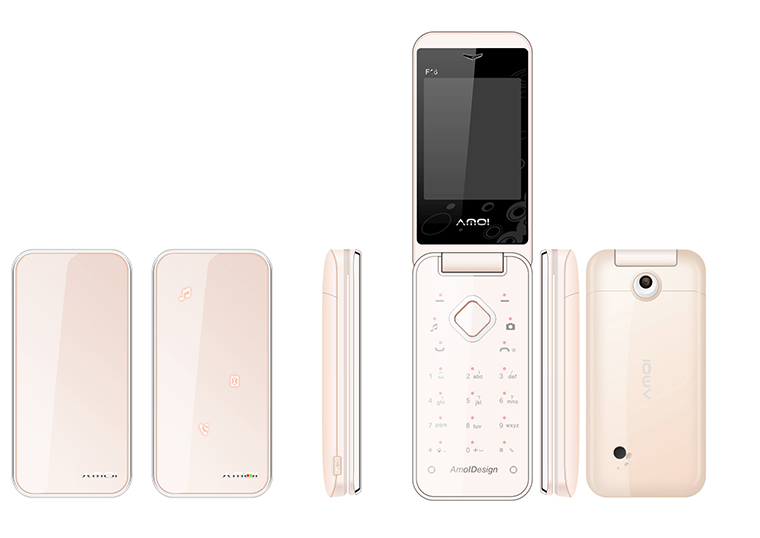 amoi/夏新 f16 翻盖音乐手机 呼吸灯 女士手机 ~自配1g内存卡 699.