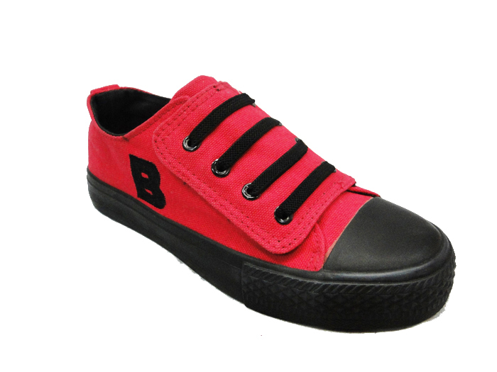 【【上海回力】wz131粉红时尚假系带上海回力低帮黑底