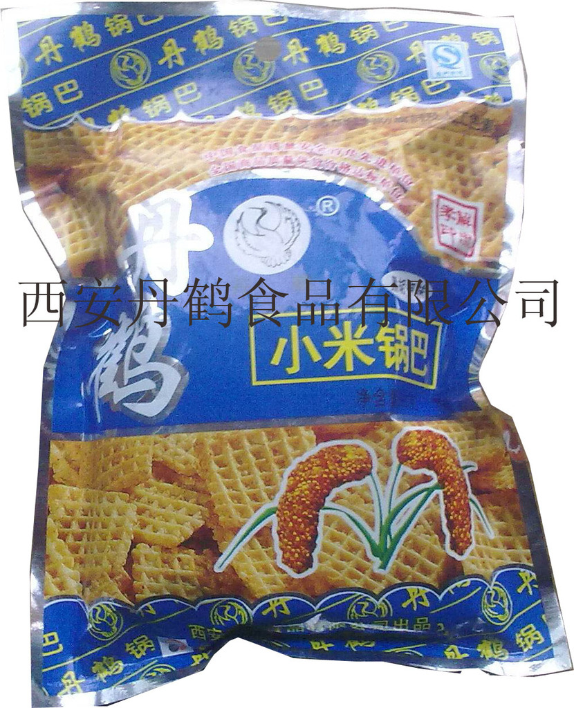 休闲食品 零食 全新包装丹鹤小米锅巴系列65g黑胡椒味