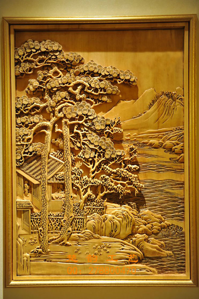 供应 壁画 家居饰品 东阳木雕工艺品