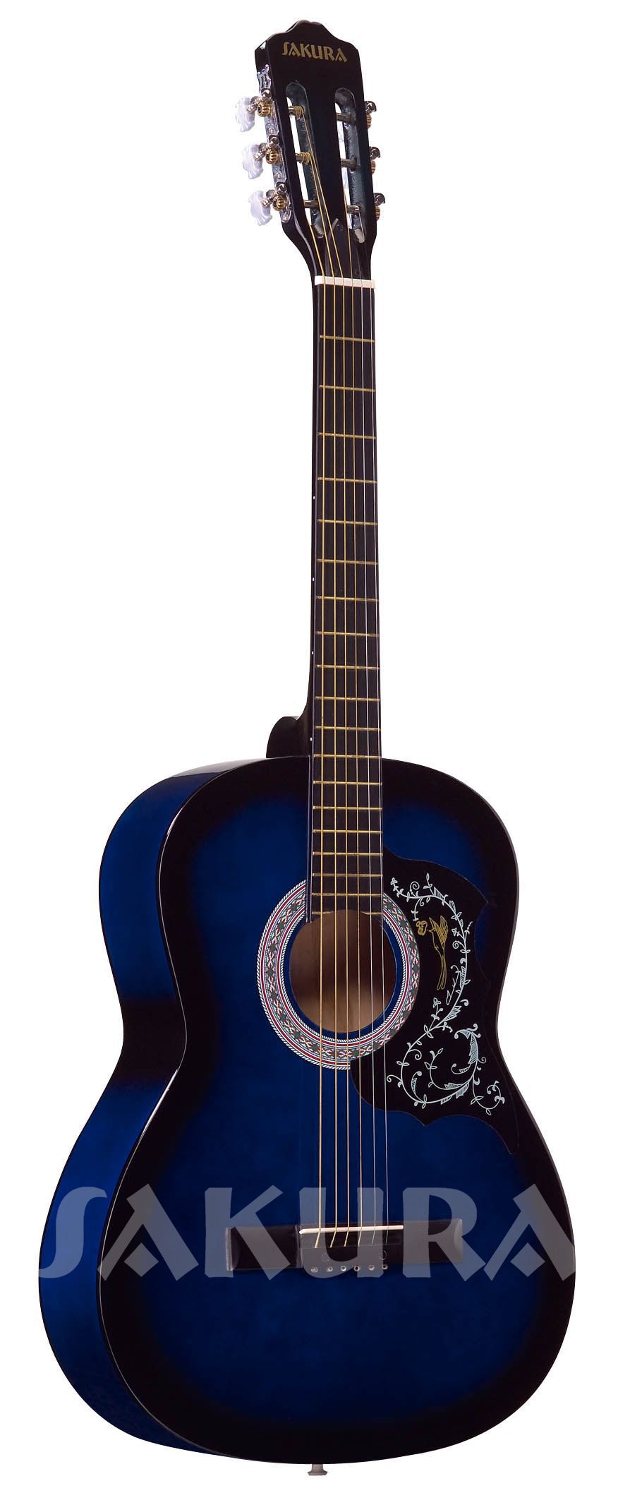 sakura牌 39寸正桶民谣吉他