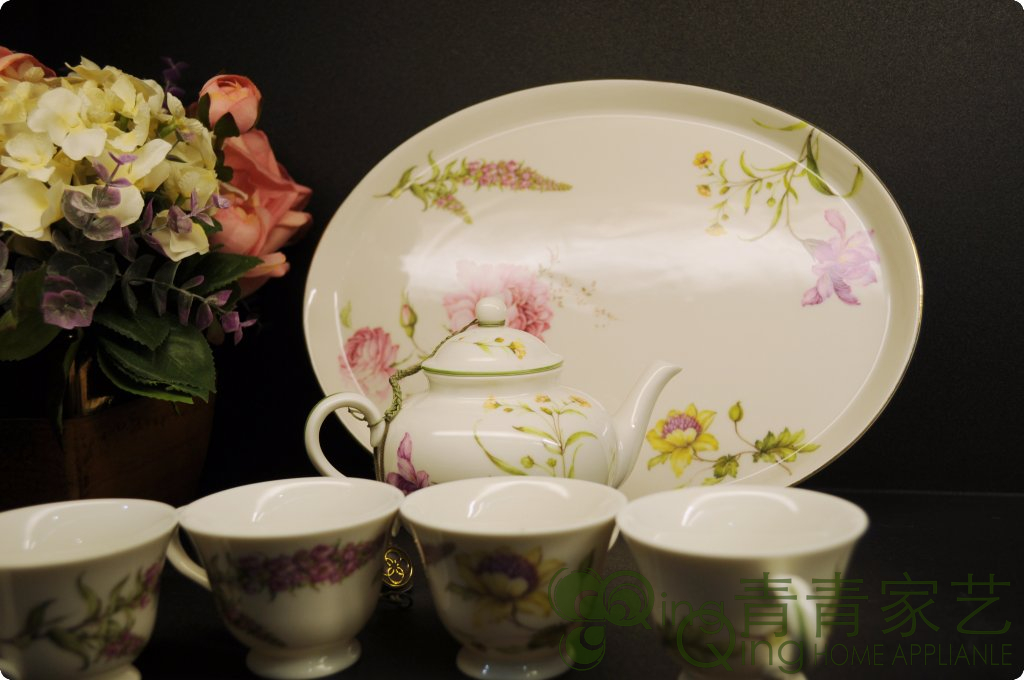 新瓷代/新骨瓷/陶瓷/骨瓷/高温瓷/礼盒装摆件假日天堂茶具 398.