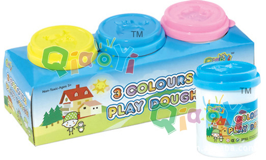 供应儿童多彩泥 面粉泥 水性泥 diy玩具 play dough