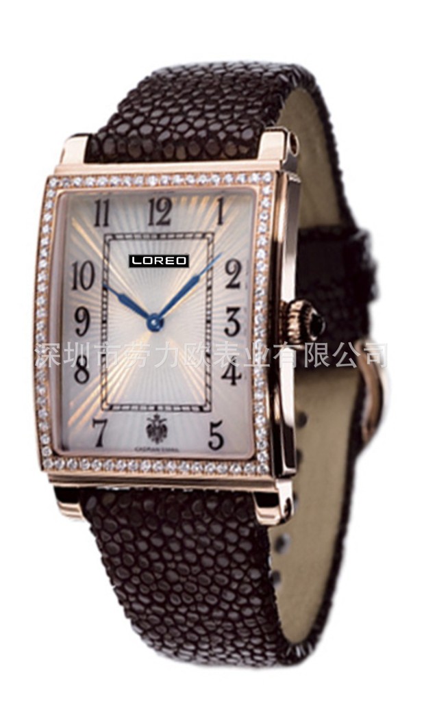 供应loreo高档品牌手表 不锈钢手表 情侣手表 礼品手表 商务手表