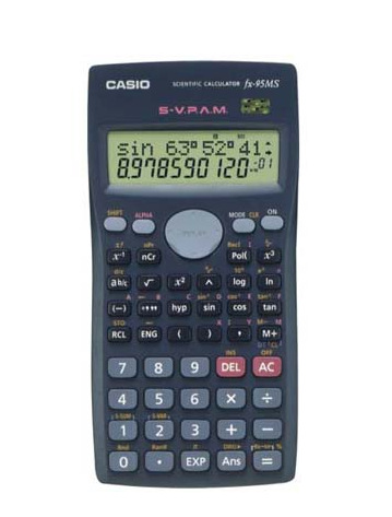 卡西欧casio函数型计算器12位fx95ms