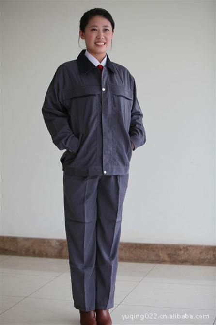 山东潍坊厂家直销长袖男女套装工作服劳保服